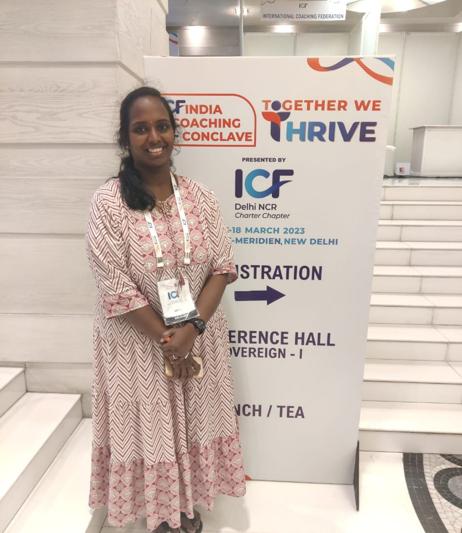 Akhila at ICF India Conclave 2023 held in Delhi